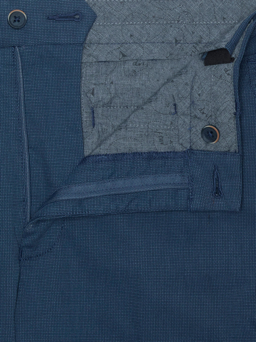 Drifter blue cotton trousers