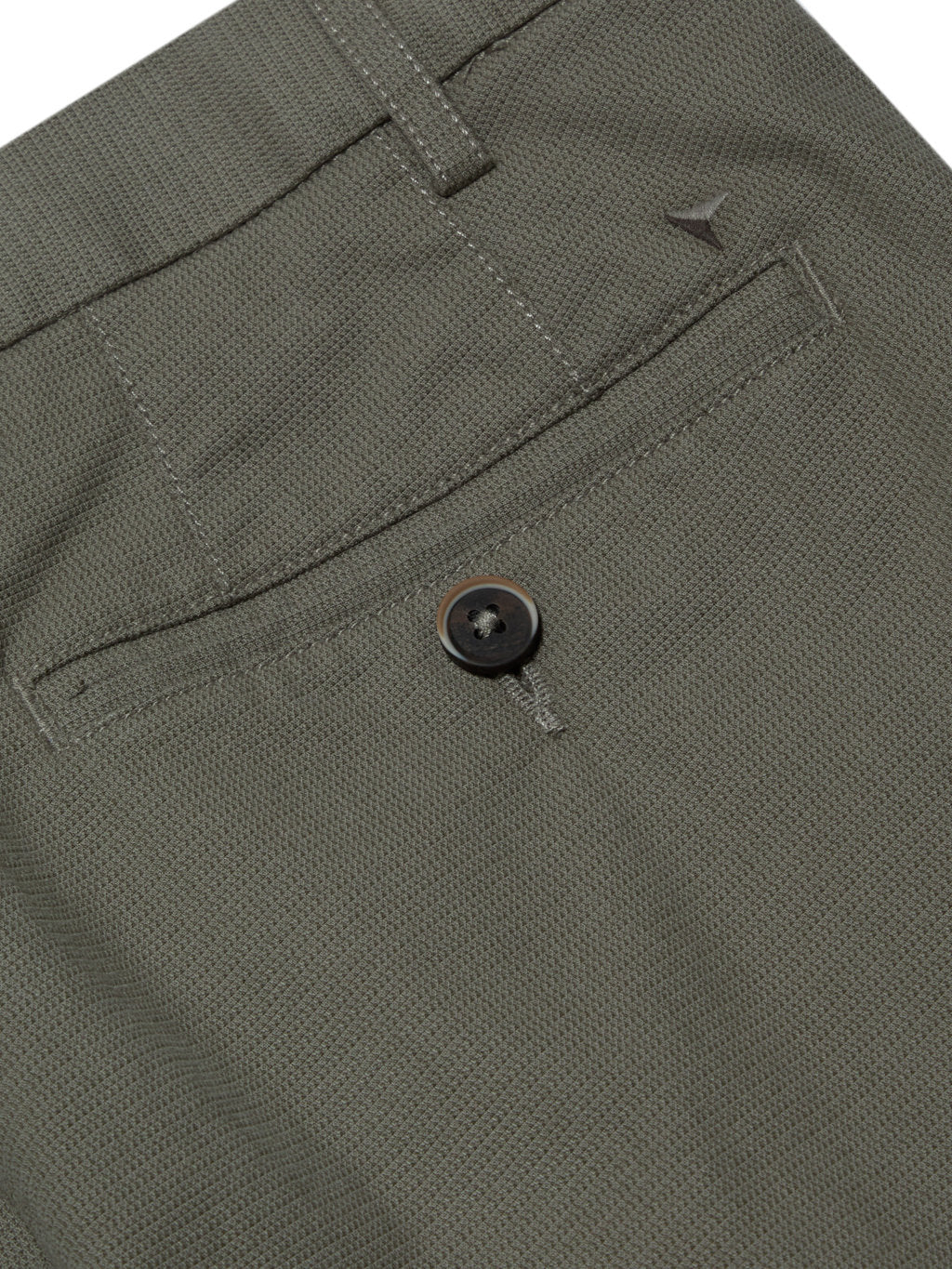 Drifter beige olive green cotton trousers