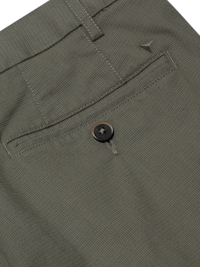 Drifter beige olive green cotton trousers