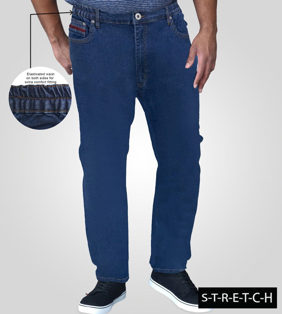 D555 mid blue jeans