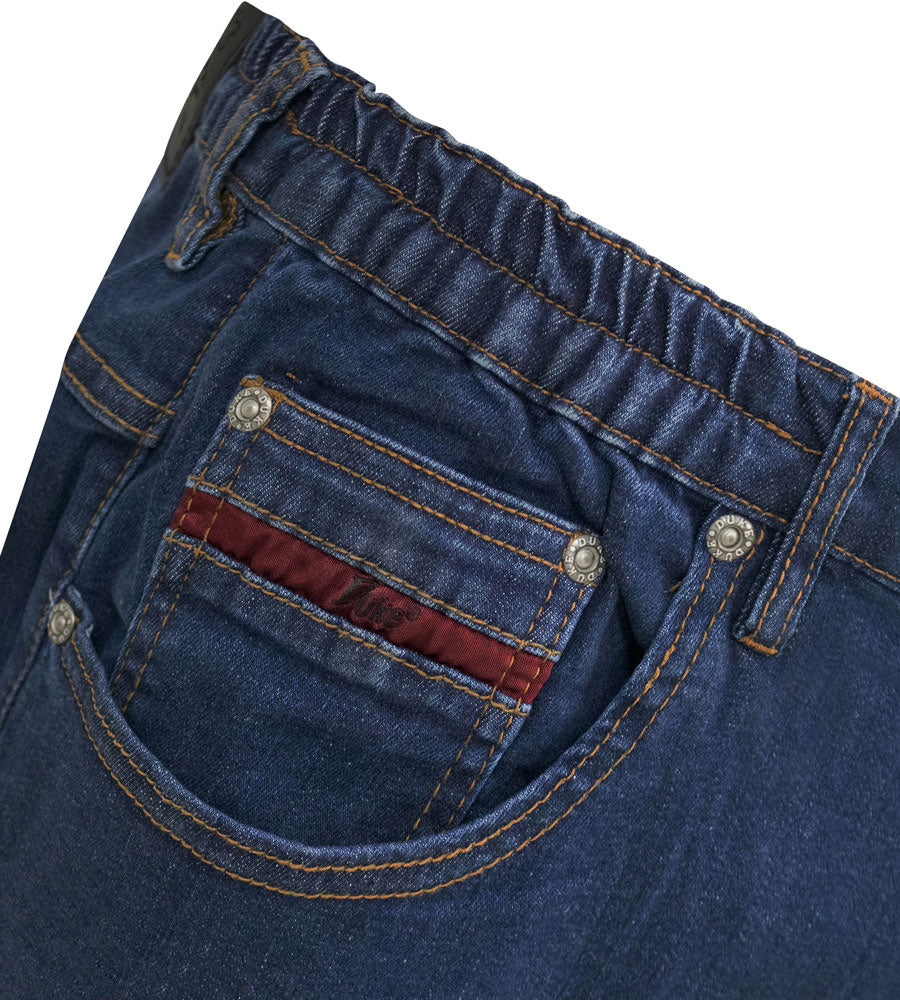 D555 mid blue jeans