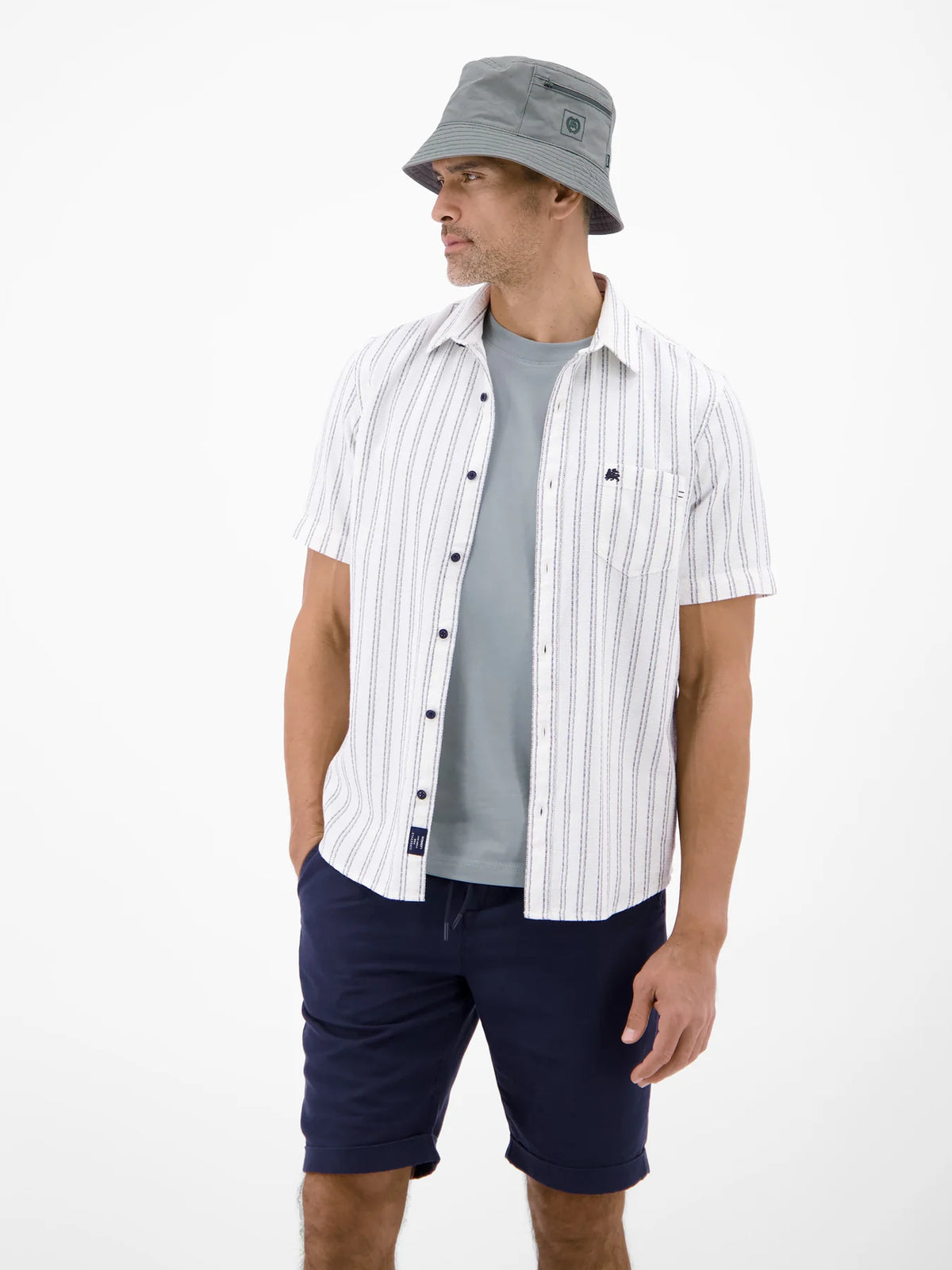 Lerros grey summer hat