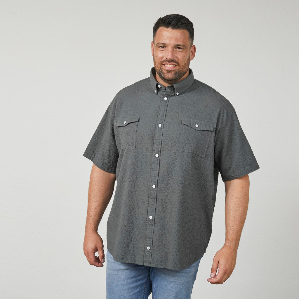 North Latitude grey short sleeve shirt