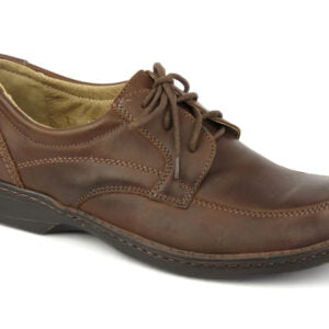Helios brown leather shoe