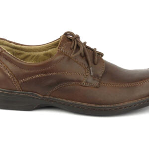 Helios brown leather shoe