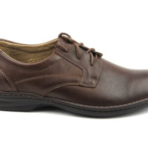 Helios brown leather shoe