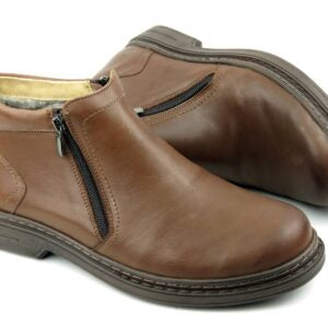Helios brown leather boots