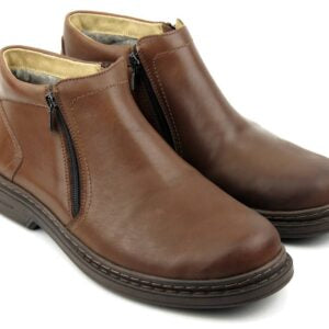 Helios brown leather boots
