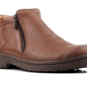 Helios brown leather boot