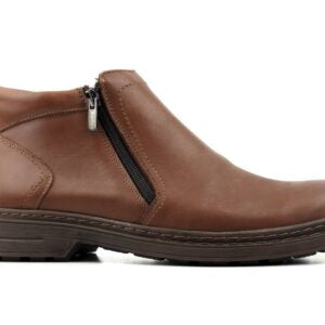 Helios brown leather boot
