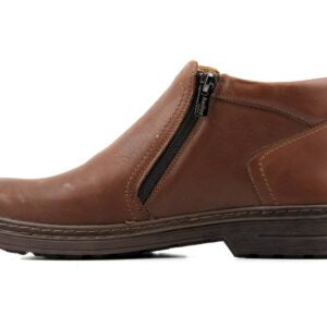Helios brown leather boot