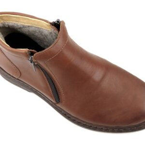 Helios brown leather boot