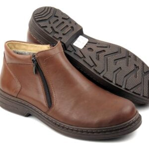 Helios brown leather boots