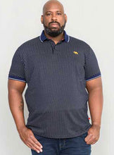 Load image into Gallery viewer, D555 Navy pique polo
