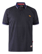 Load image into Gallery viewer, D555 navy pique polo
