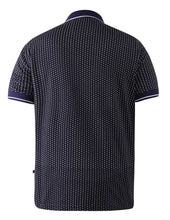 Load image into Gallery viewer, D555 navy pique polo
