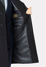 Load image into Gallery viewer, Brook Taverner navy overcoat

