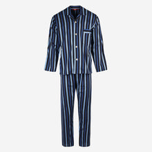 Load image into Gallery viewer, Somax 100% cotton blue striped pyjamas
