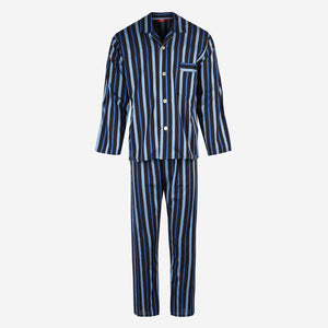 Somax 100% cotton blue striped pyjamas