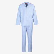 Load image into Gallery viewer, Somax 100% cotton light blue striped pyjamas
