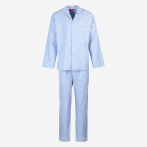 Somax 100% cotton light blue striped pyjamas