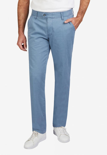Club Of Comfort light blue cotton trousers