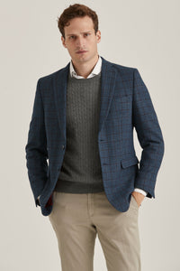 Erla blue check jacket