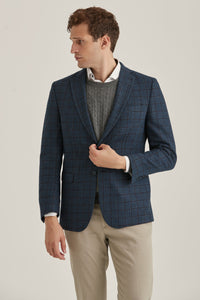 Erla blue check jacket