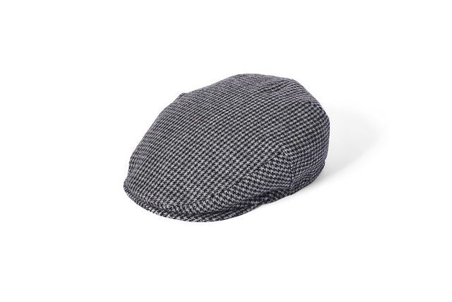 Failsworth grey wool tweed cap