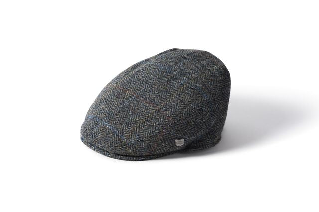 Failsworth grey Harris Tweed wool cap