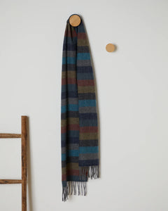 Foxford striped scarf