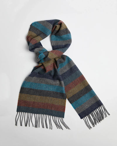 Foxford striped scarf