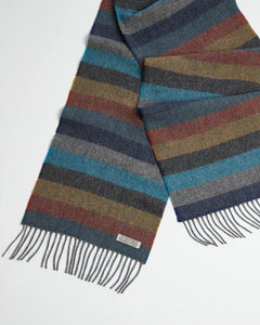 Foxford striped scarf