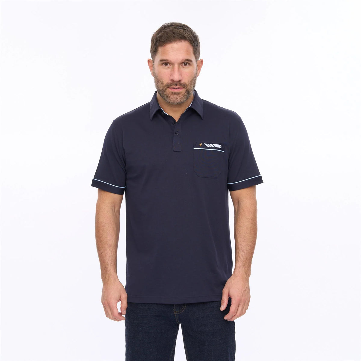 Gabicci navy pique polo