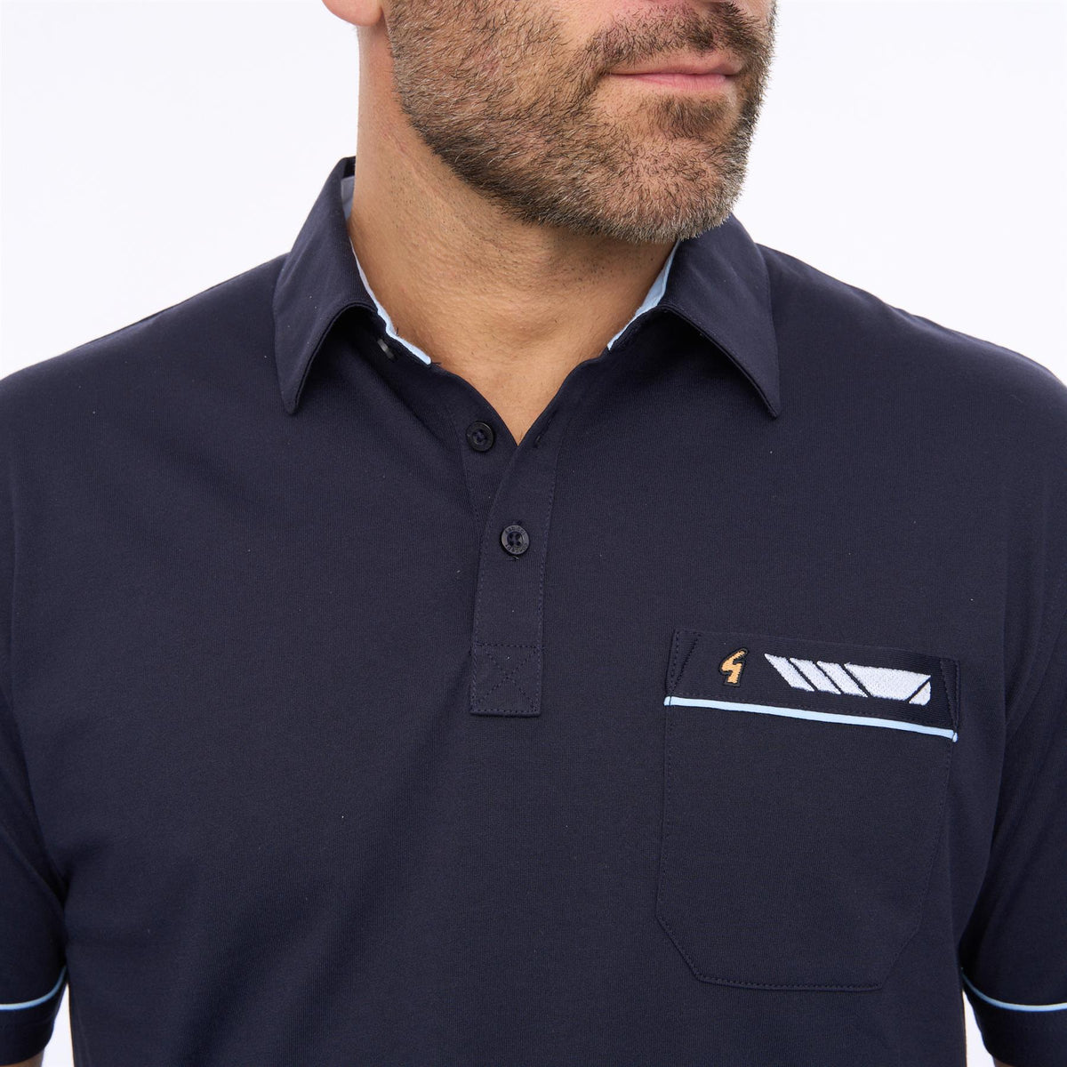 Gabicci navy pique polo
