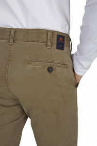Club Of Comfort beige cotton trousers
