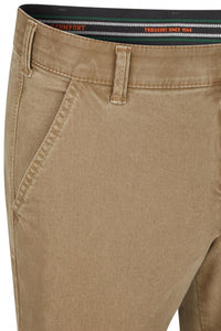 Club Of Comfort beige cotton trousers