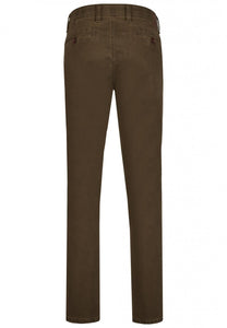 Club Of Comfort brown thermal lined cotton trousers