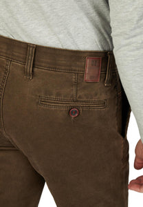 Club Of Comfort brown thermal lined cotton trousers