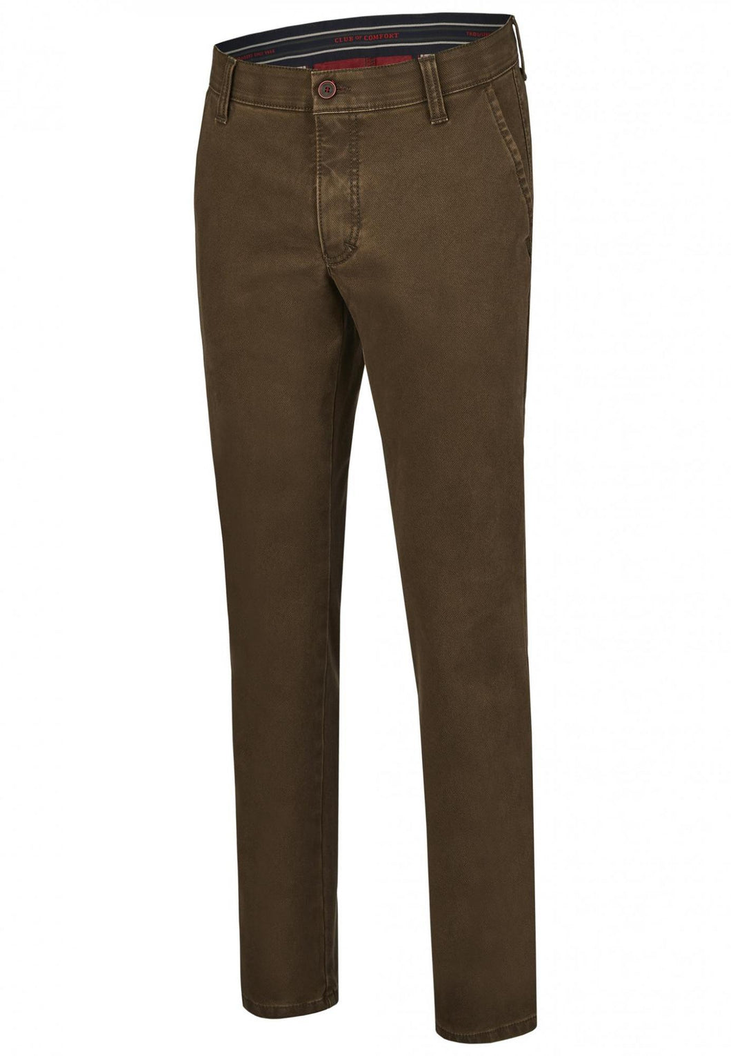 Club Of Comfort brown thermal lined cotton trousers