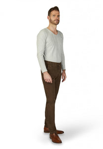 Club Of Comfort brown thermal lined cotton trousers