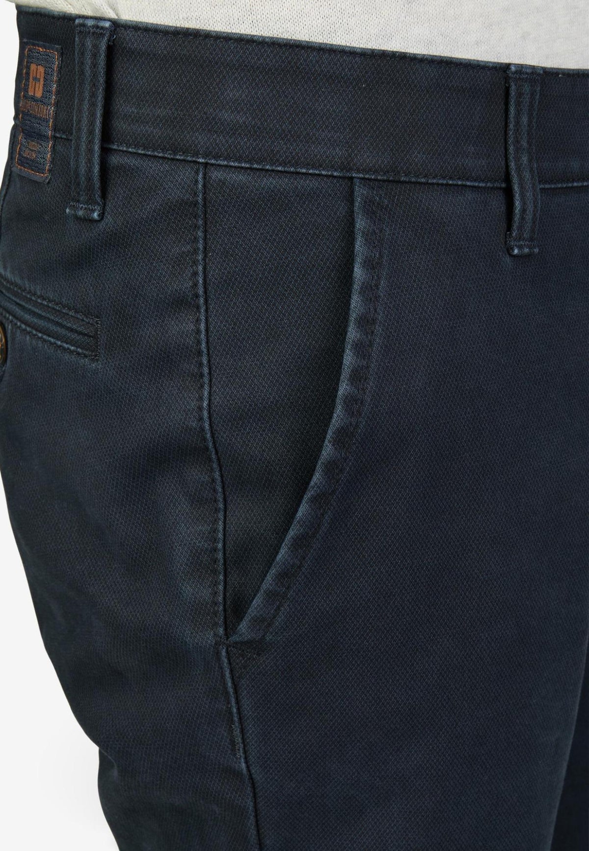 Club Of Comfort navy thermal lined cotton trousers