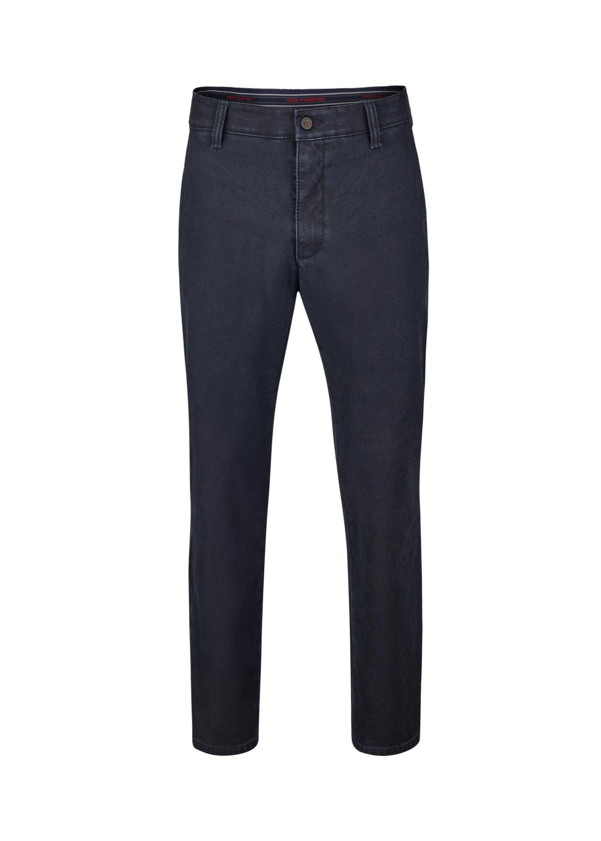 Club Of Comfort navy thermal lined cotton trousers