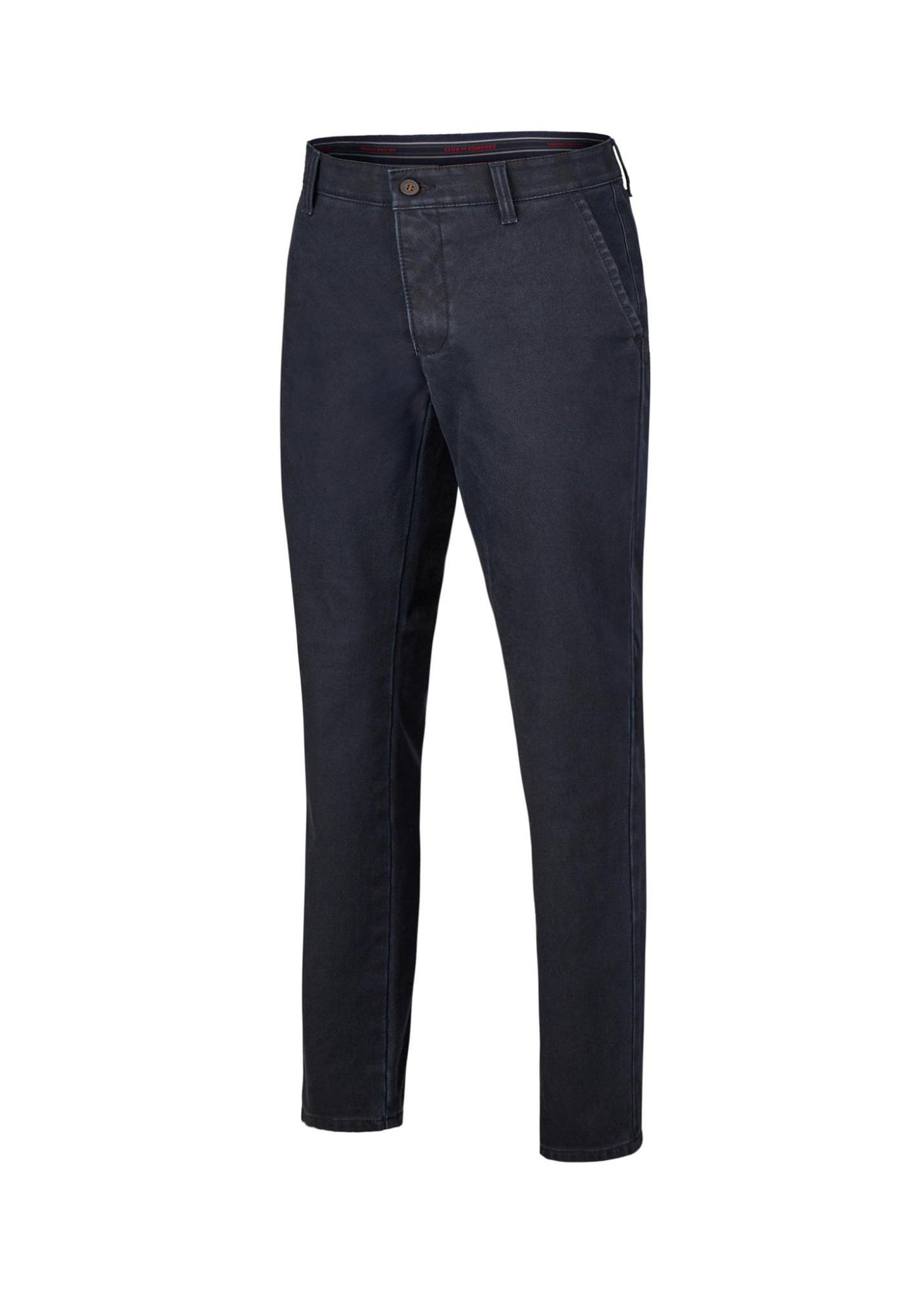 Club Of Comfort navy thermal lined cotton trousers