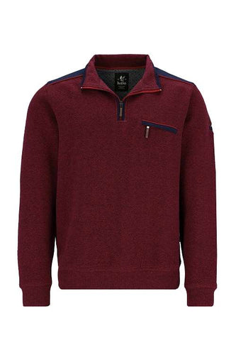 Hajo dark red sweatshirt