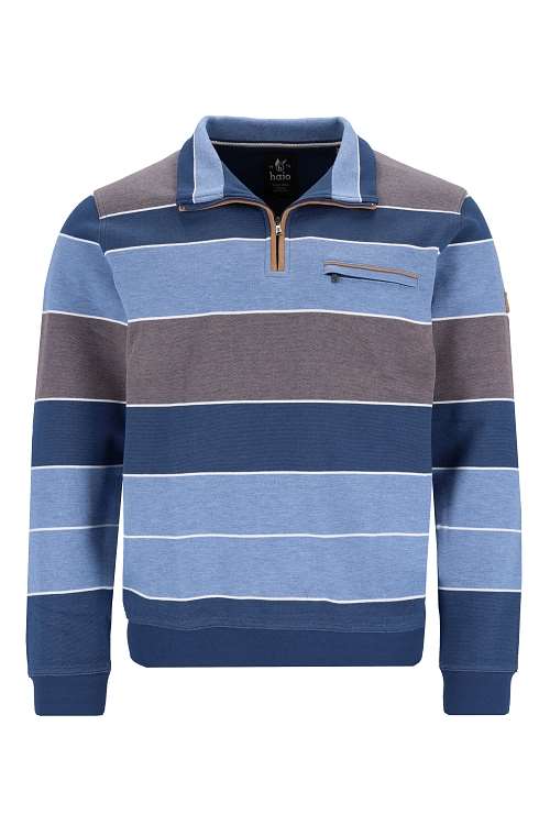 Hajo blue striped sweatshirt