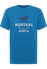 Load image into Gallery viewer, Mustang blue t-shirt
