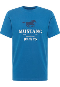 Mustang blue t-shirt