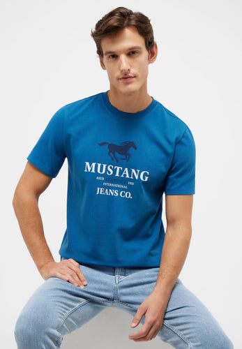 Mustang blue t-shirt