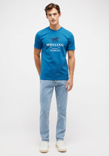 Load image into Gallery viewer, Mustang blue t-shirt
